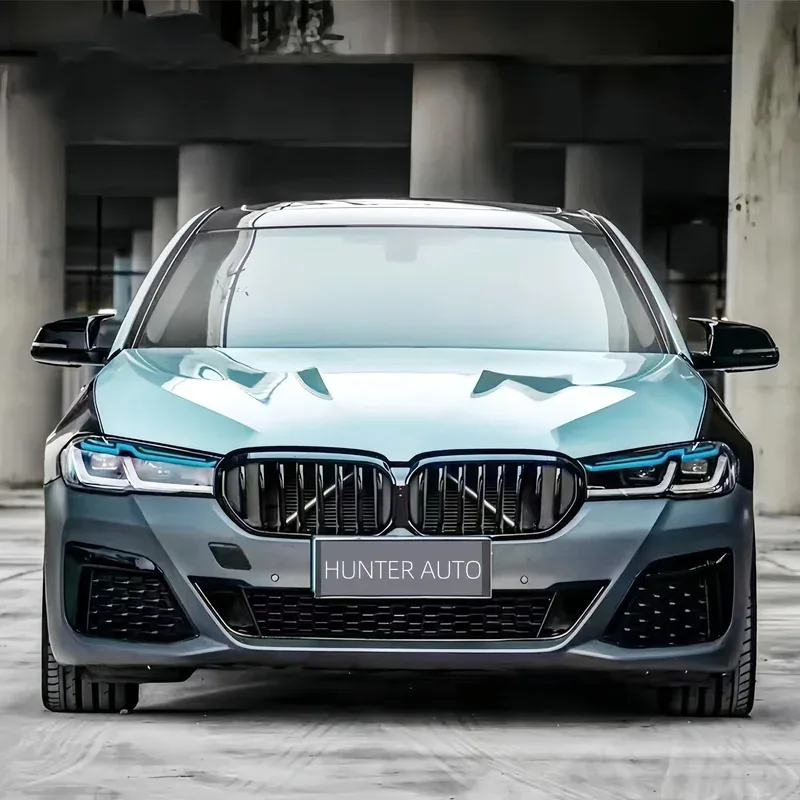 مجموعات هيكل كامل 5 سلسلة G30 G38 F90 قديم إلى جديد 2018 ترقية إلى 2021 M5 MT كشافات الضوء الخلفي الوفير الناشر الملحقات