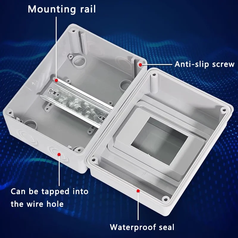 HT Series Junction Box 5/8/12/15/18/24 Way Circuit Breaker Distribution Box Outdoor Electric Junction Box