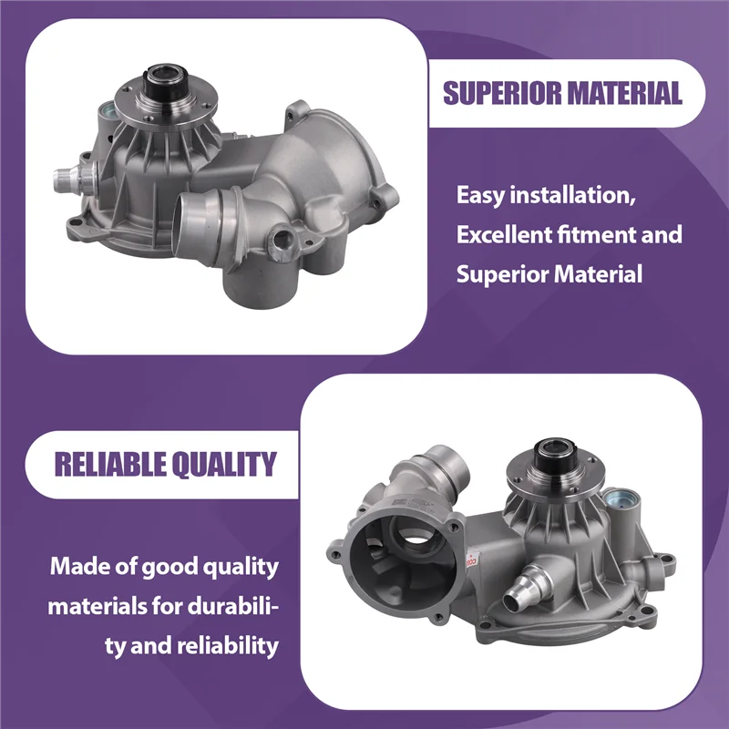 

VC-Innovative-Water Pump Engine Coolant Water Pump Coolant Water Pump For BMW E60 11517524551 11517507849