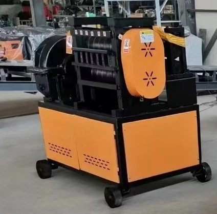 

Customized 6-25mm Steel Bar Waste Iron Rebar Straightening and Cutting Machine with Motor Core Metal Processing Machinery