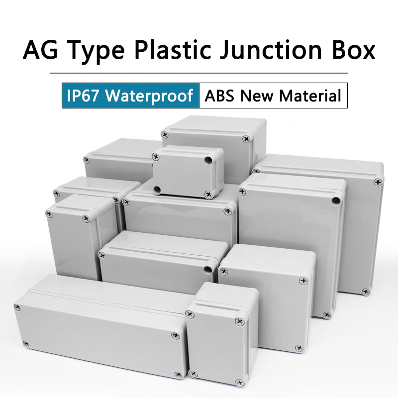 

IP67 Waterproof Project Junction Box for Electrical Cable Outdoor DIY Sealed Enclosure Wire Box Waterproof Electronic Cases