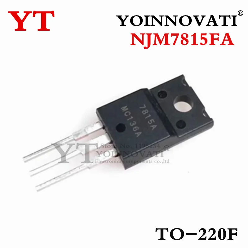 

5шт NJM7815FA 7815A NJM7915FA 7915A F IC