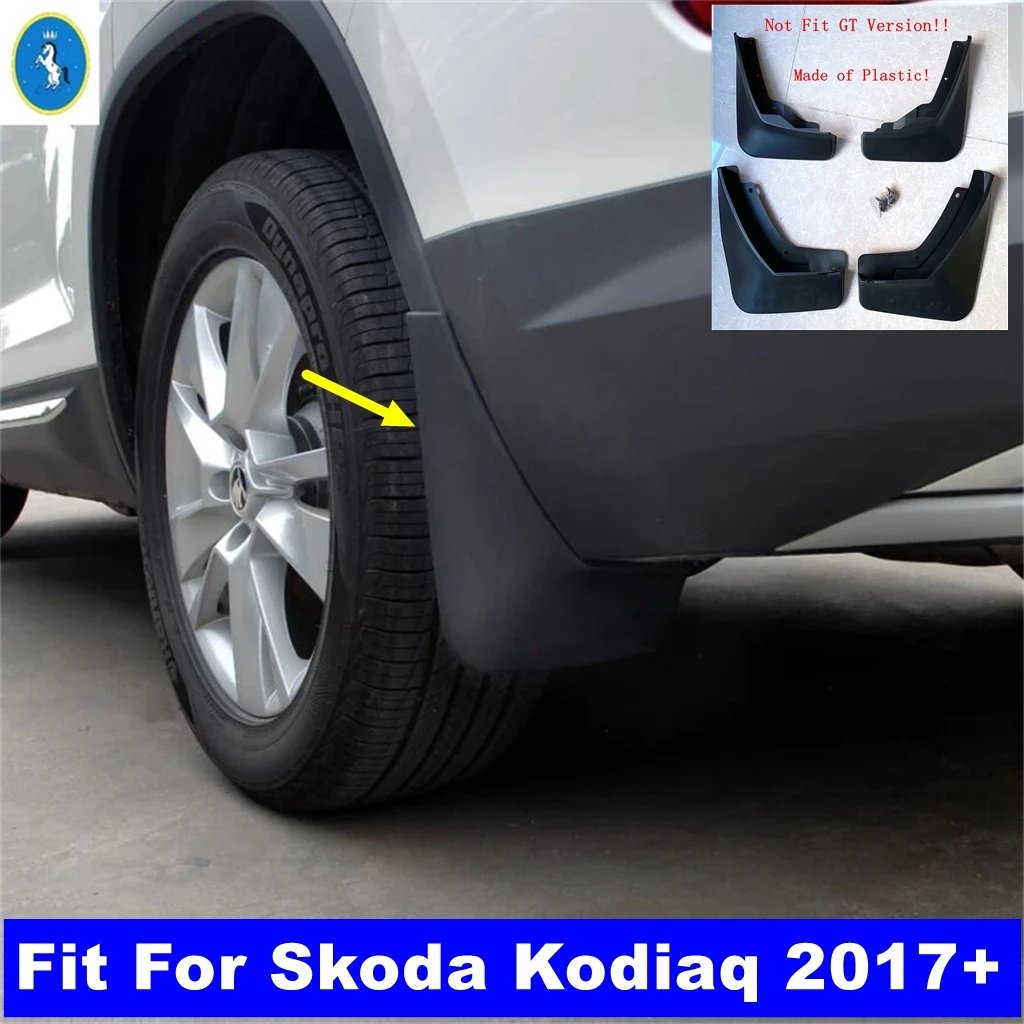 Car Accessories Mud Flaps Splash Guards Mudguards Front Rear Fender Plastic Protector Cover Trim For Skoda Kodiaq 2017 - 2023