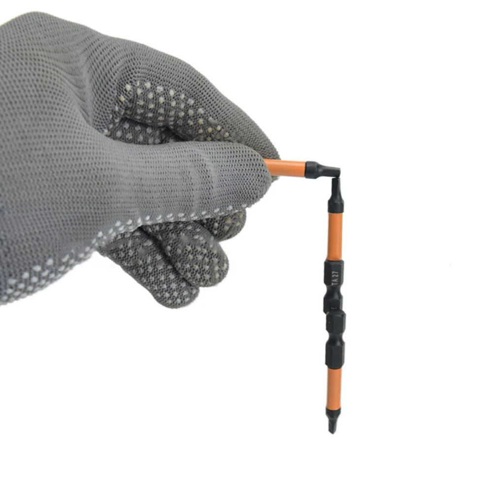10 Pcs Screwdriver Bit Set 1/4inch Hexagonal Shank Screwdriver Head Quick Change For Impact Driver Triangle Hand Tools