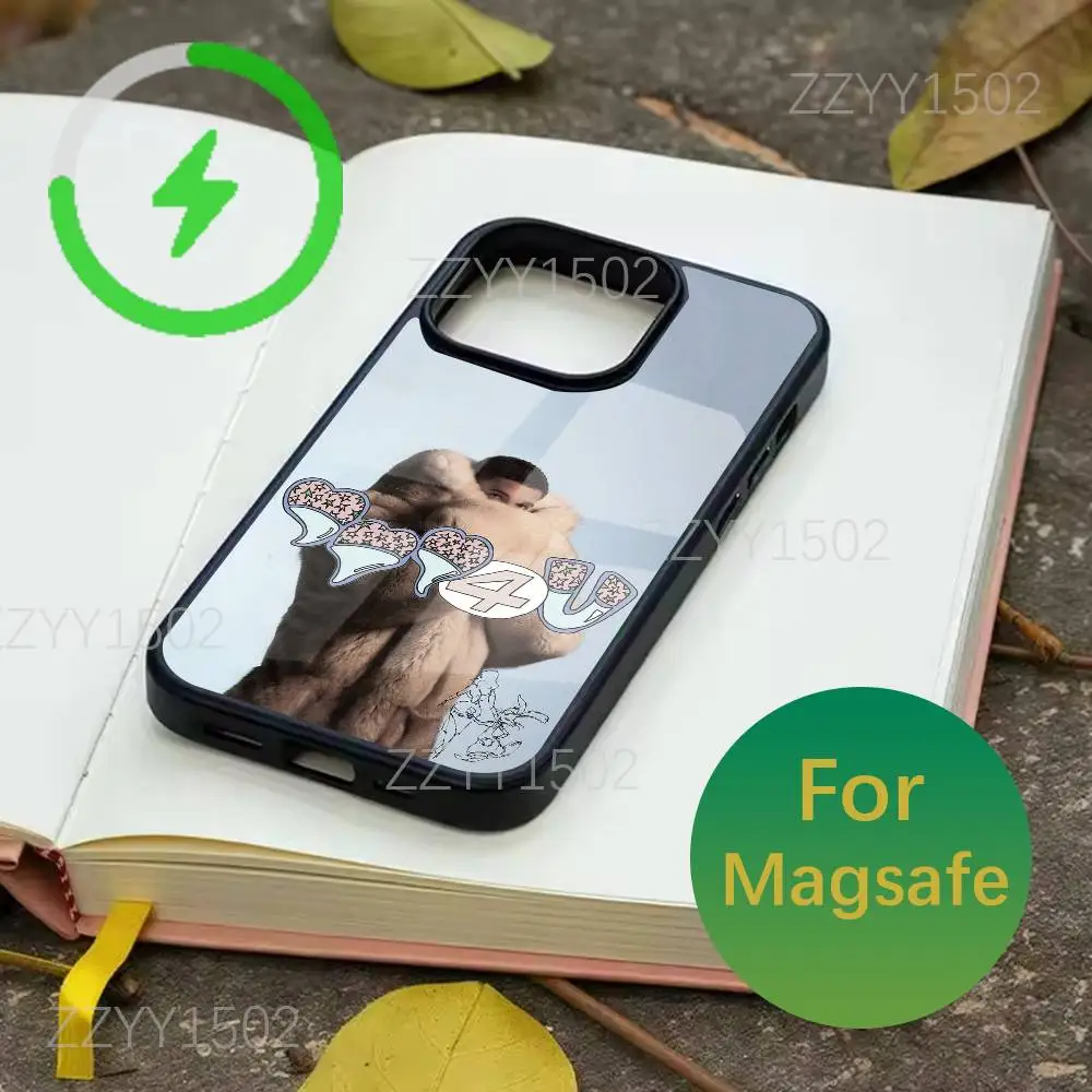 حافظة هاتف Rapper D-Drake بقيمة 4 دولارات أمريكية لهواتف iPhone 17,16,15,14,13,12,11,Pro,Max,Plus,Mini,SE4,E Magsafe للشحن اللاسلكي