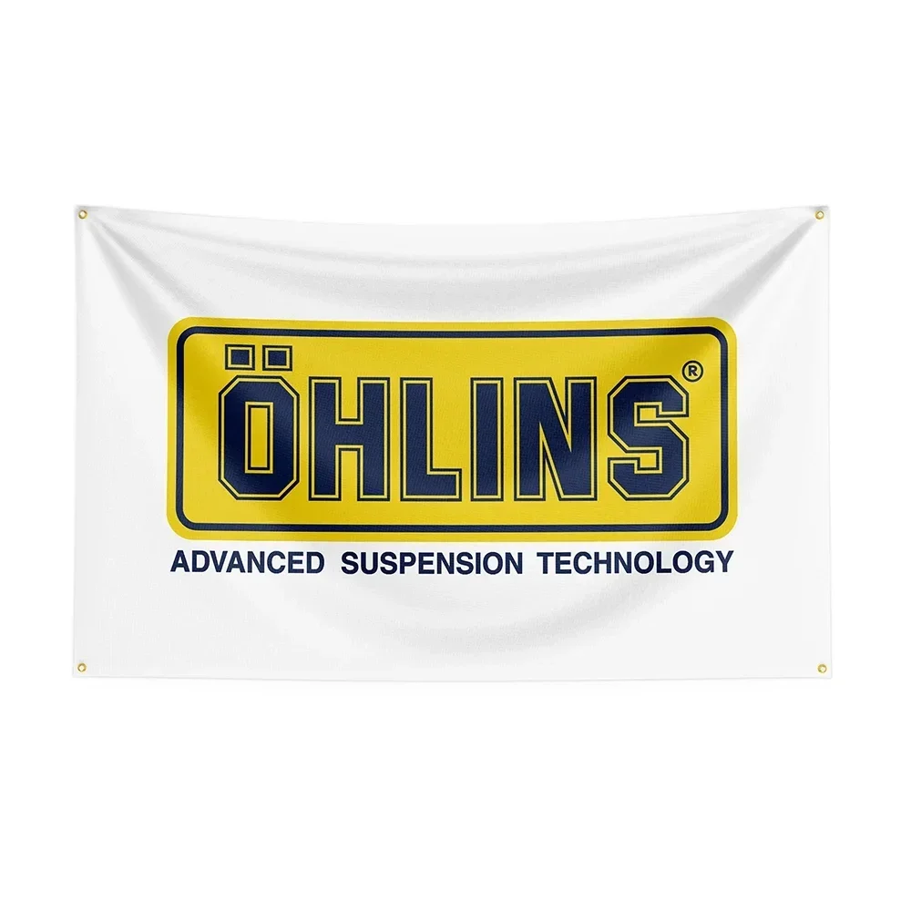 

Q 3x5 Ft Ohlins Flag Polyester Printed Racing Car Banner For Decor - Ft Flags Decor,flag Decoration Banner Flag Banner