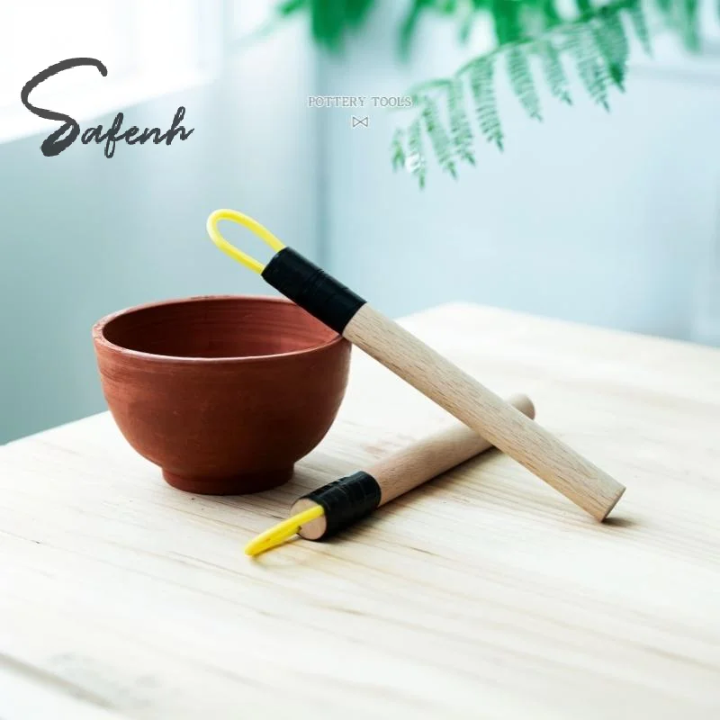 Pottery Polishing Rod Purple Sand Pottery Clay Trimming Polishing Pens DIY Ceramic Crafts Sculpture Forming Auxiliary Tool