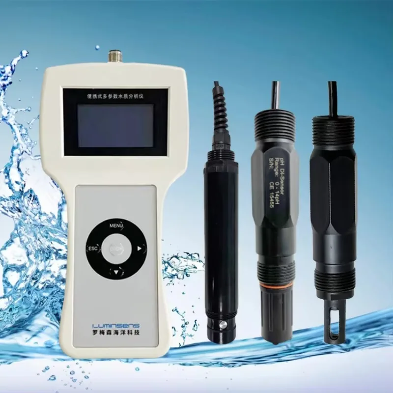 Kit Analizador de Cloro y pH, Analizador de Agua, COD, BOD, TSS, TDS, pH, Cloro, Dispositivo de Control de Calidad del Agua, pH, ORP para Piscina