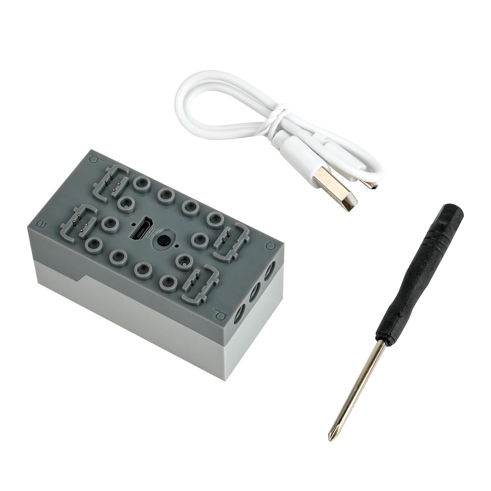 Bloques RC tecnológicos para coche deportivo, función de potencia roja, juego de servomotor L/con mando a distancia, ladrillos Moc, piezas DIY, modelo de juguete