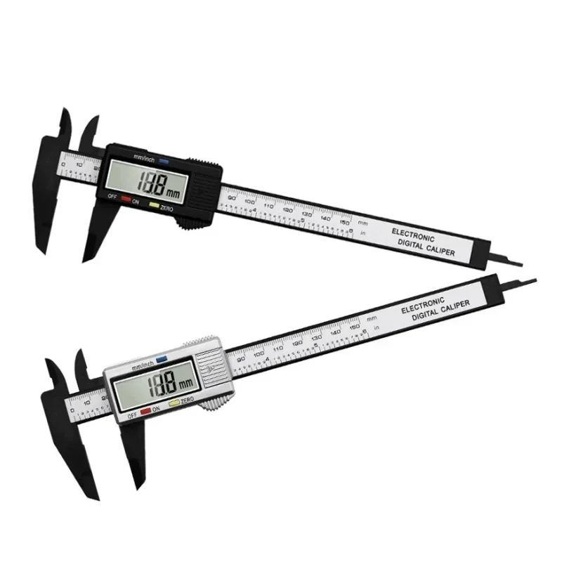 150mm Electronic Digital Caliper Eyebrow Ruler Vernier Caliper Measuring LCD Display Micrometer Measurement Tattoo Tool