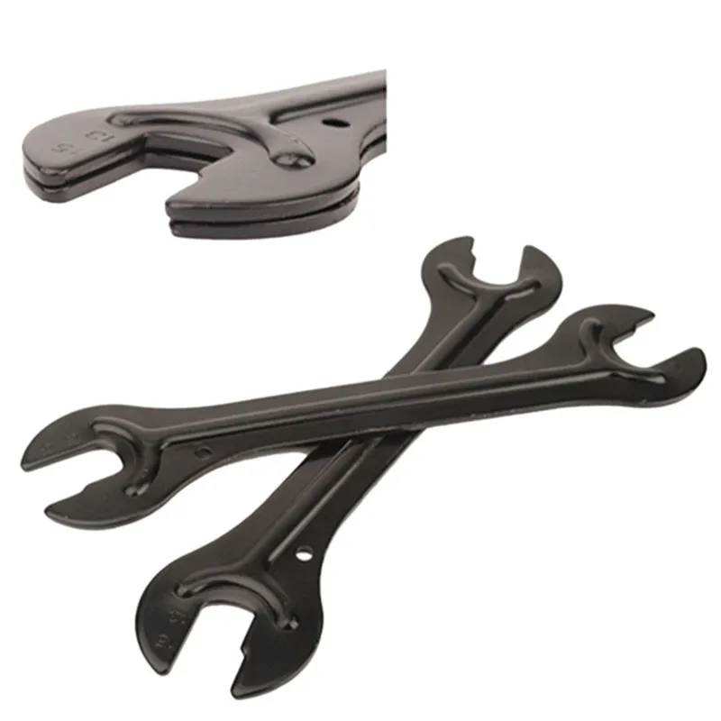 [NM]13/15mm + 14/16mm Cycle Bike Bicycle Steel Bike Cycle Head Open End Axle Hub Cone Wrench Spanner Bicycle Repair Tool[NM]