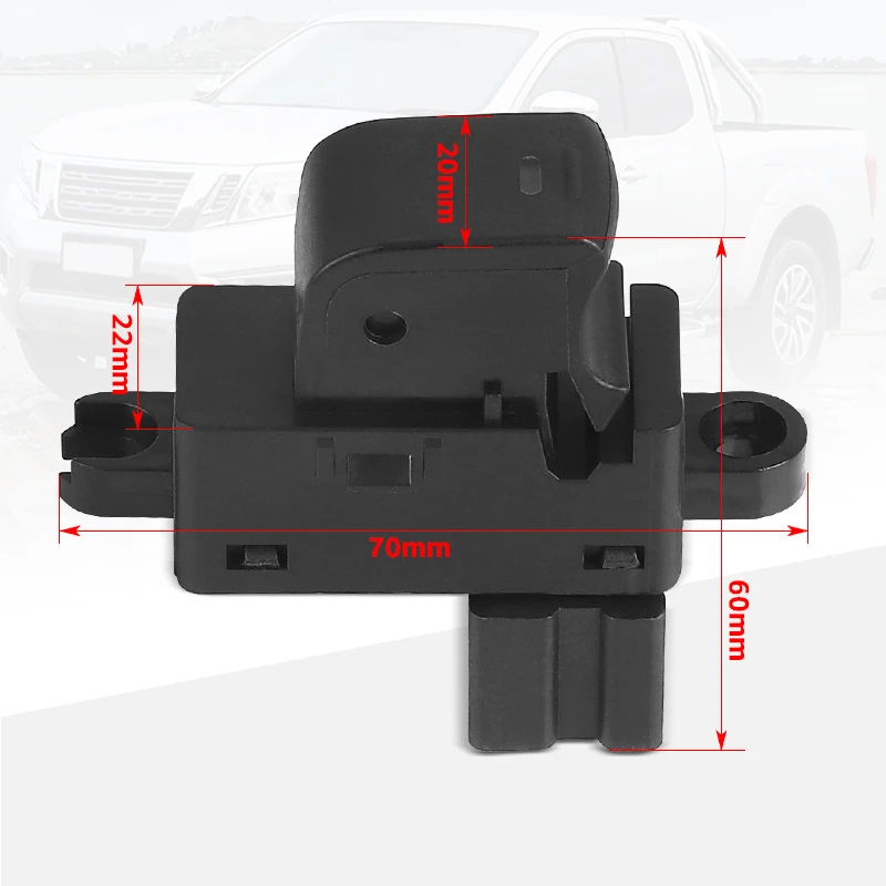 Single Power Window Switch Button For Nissan Navara D40 Pathfinder VK56 Xterra VQ40 Murano VQ35 25411-EA03A 25411-EA003