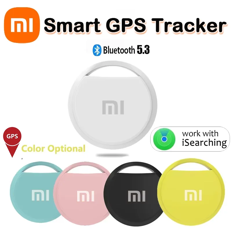 

XIAOMI 2026 Smart GPS Mini Tracker Bluetooth 5.3 Anti-lost Locator work with Find My App Key Finder Pet Smart Tag For IOS iPhone