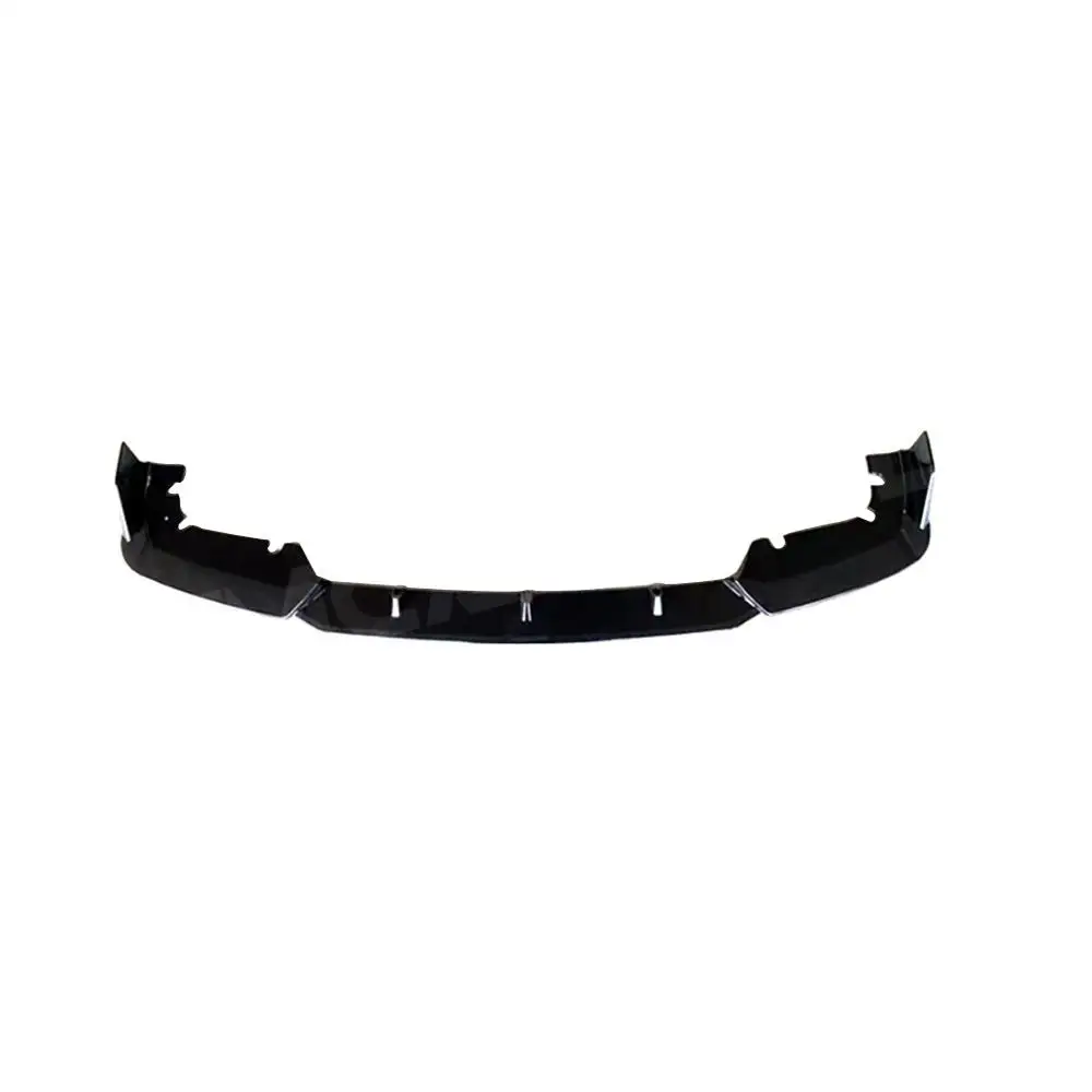 ABS Front Bumper Lip Spoiler Body Kit Splitter Cover for BMW F95 X5M 2019+ 3 Segments Carbon Look