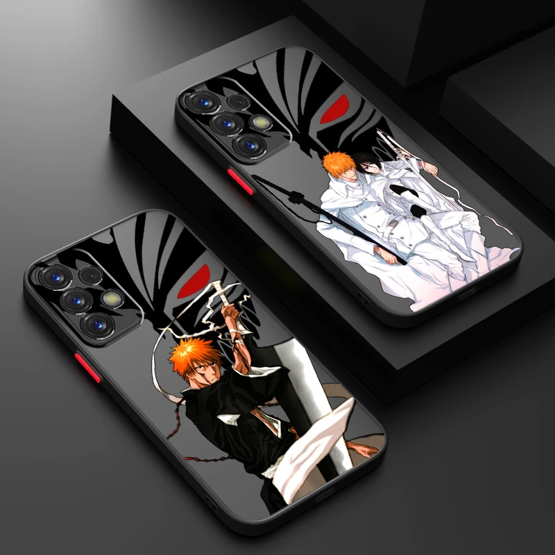 

B-Bleach Art Cool Fashion Frosted Translucent For Samsung A53 A52 A33 A32 A51 A71 A21S A13 A73 A50 A22 A12 5G TPU Phone Case