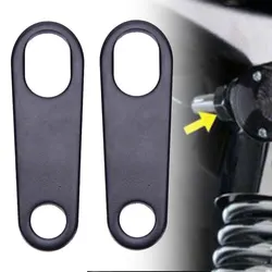 1pcs Motorcycle Turn Signal Indicator Light Lamp Holder Shock Brackets Black Fork Ear Clamps For Cafe Dirt