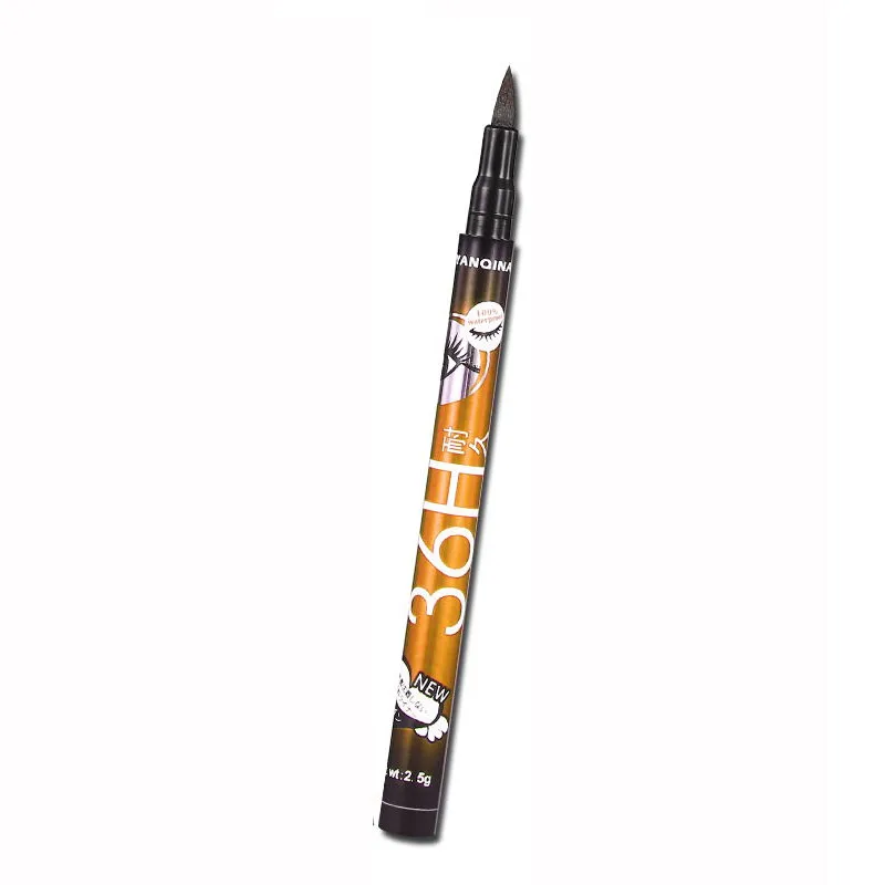 YANQINA Orange Waterproof Liquid Eyeliner Pencil Eye Liner Pen Make Up Eye Marker Beauty Essentials Eyeliner Contour Cosmetics