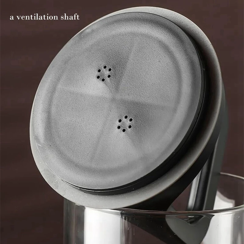 Luftdichte Gläser aus ABWR-Glas, Aufbewahrungsbehälter für Kaffeebohnen, Aufbewahrungsbehälter für Nüsse und Snacks, luftdichte Gläser mit Dichtring