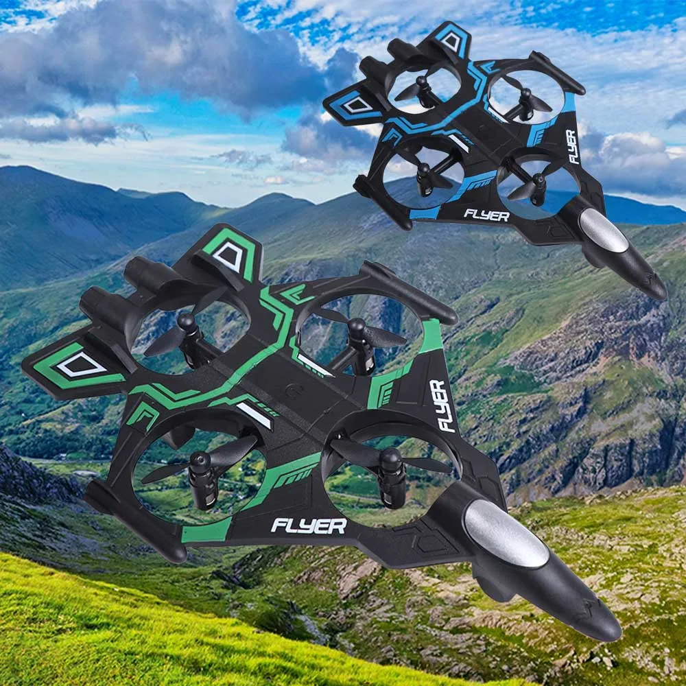 EPP Foam Remote Control Foam Fighter Gravity Sensing 2.4G Stunt Four Motor Helicopter Toy with Light Portable RC Hobby Jet Plane