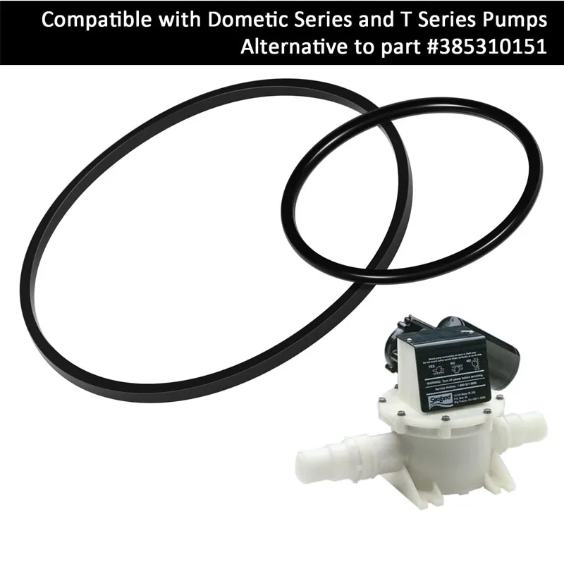Nony Boat Toilet Spare Parts O-Ring Kit Compatible with Dometic Part 385310151 for S and T Series Pumps(2 PCS)