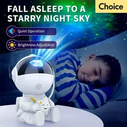 Galaxy Star Astronaut Projector LED Night Light Starry Sky Porjectors Lamp Decoration Bedroom Room Decorative For Children Gifts