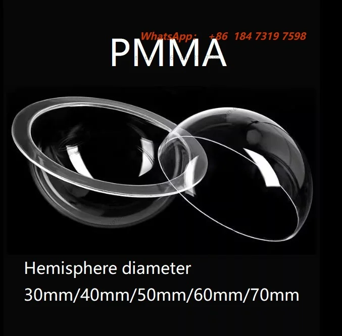 400mm - 600mm Clear acrylic dome cover Transparent PMMA Hemispherical perspex half ball Cat's nest capsule plastic hollow ball