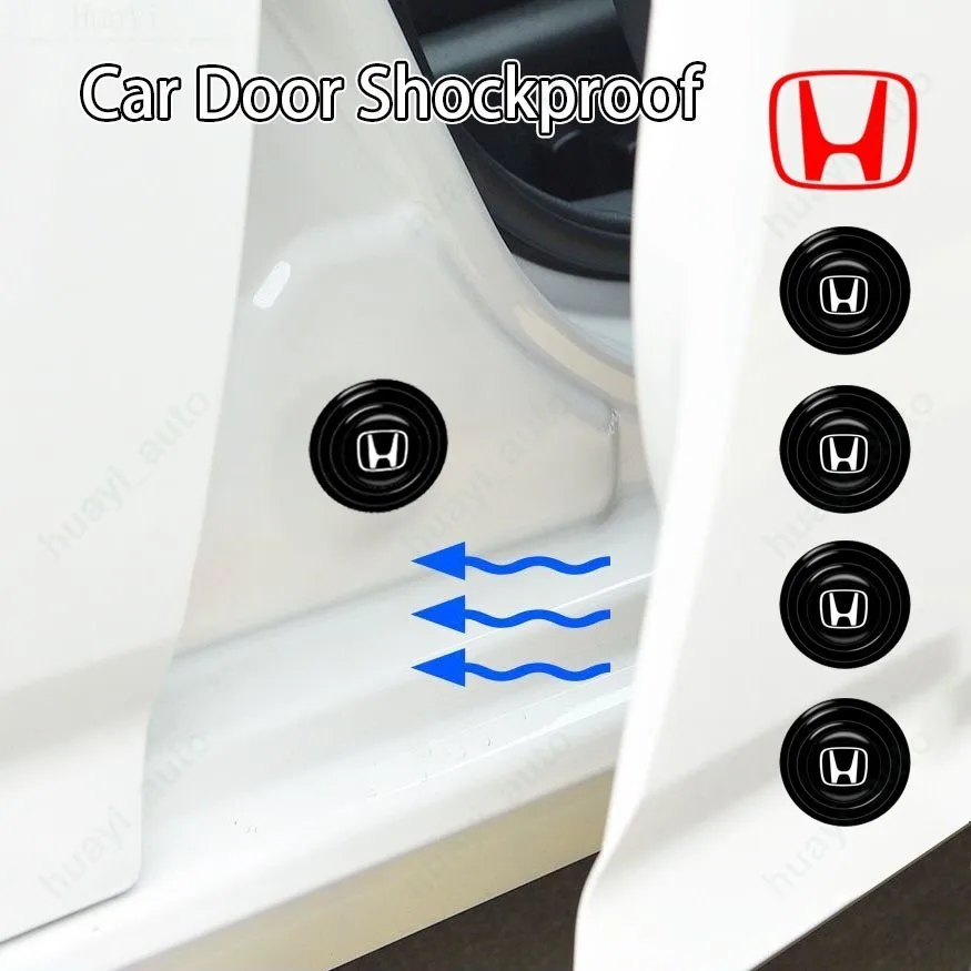 Honda Car Door Protector Shock Absorber Rubber Sound Insulation for Civic Jazz Fit Spirior Accord Vezel Brio Cr-V City Hr-V Wrv