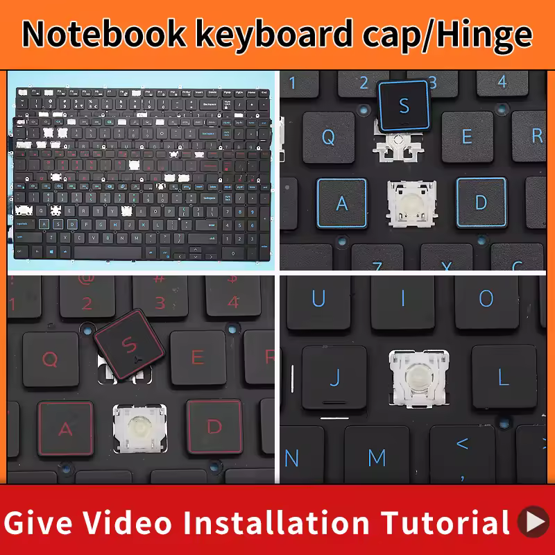 Replacement Keycap Key cap Hinge For Dell G3 3590 3579 3779 3593 G5 5500 5565 5567 5570 5590 5587 5575 5770 5775 G7  Keyboard
