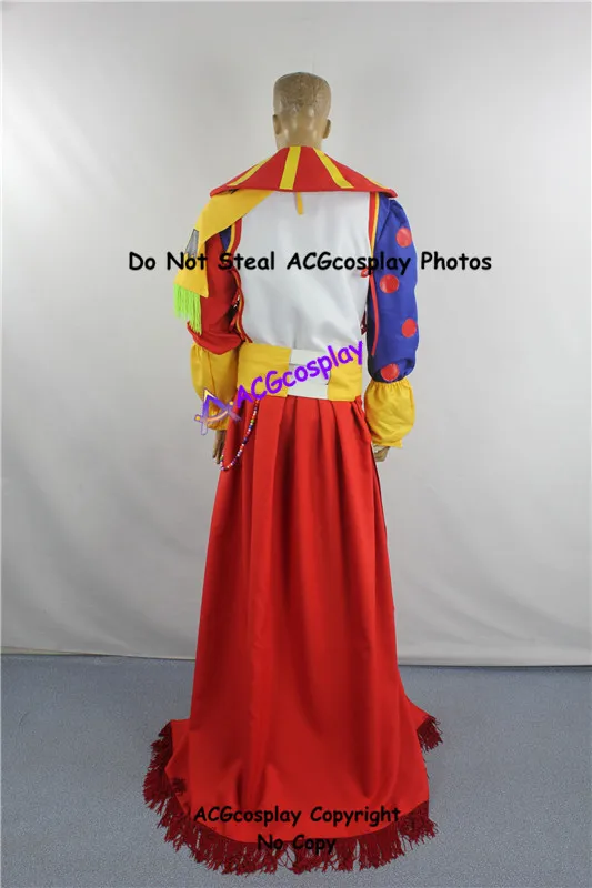 Final Fantasy Dissidia Kefka Palazzo Cosplay Costume acgcosplay include boots covers