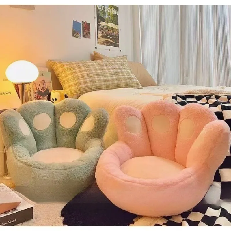 Cat claw seat cushion on the ground lazy sofa tatami futon bedroom household bay window bedside carpet office sedentary