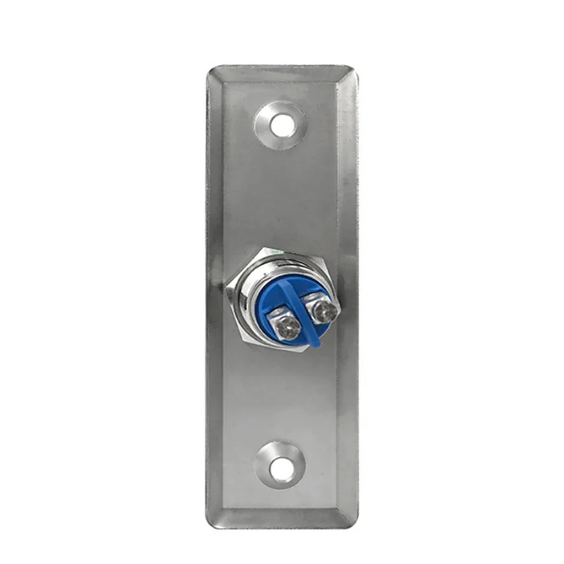 A45U Stainless Steel Exit Button Switch For Lock Door Access Control System Door Push Exit Door Release Button Alloy Switch