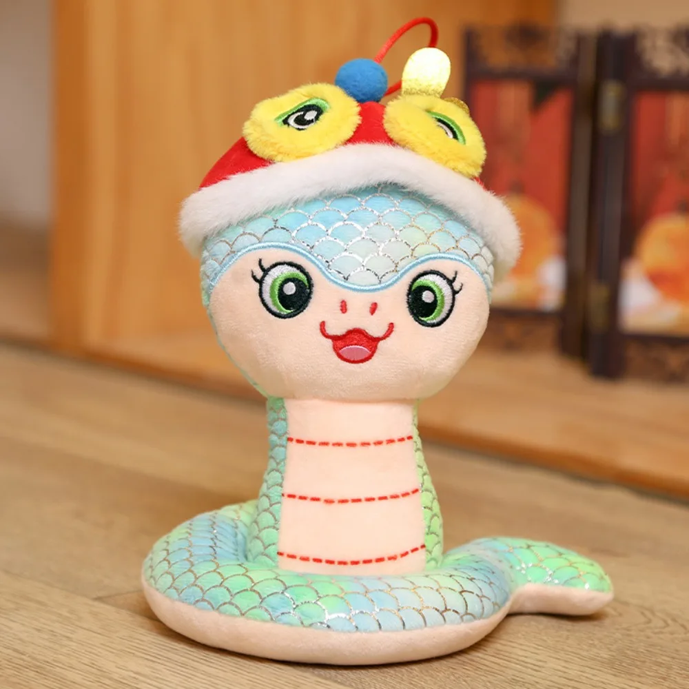 

Snake Year Mascot Awakening Lion 13/17/22cm Snake Year Mascot DIY Mascot of The Year of The Snake Pendant Home Decoration