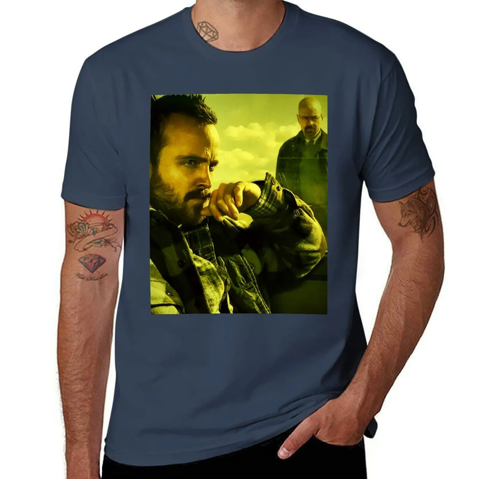 

Jesse Pinkman Thinking T-Shirt anime clothes graphic t shirts custom t-shirts mens big and tall t shirts