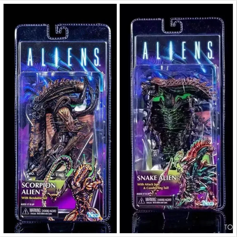 

In Box Alien Figure Aliens Warrior Grid Xenomorph Snake Alien Ellen Ripley Cameron Bishop 7" Action Figure Toy