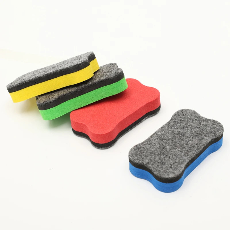 Mini Magnetic Blackboard Eraser Whiteboard Eraser Dry Erase Marker White Board Cleaner Teacher Stationery School Office Supplies