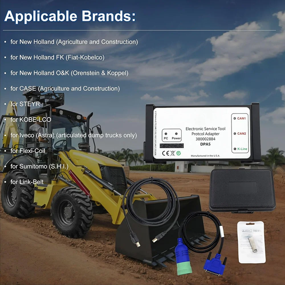 NEAI V8.6 DPA5 مجموعة أدوات التشخيص لشاحنة CNH DPA5 الثقيلة Obd2 قارئ الرمز EST أداة الخدمة الإلكترونية للمستوى الهندسي #3