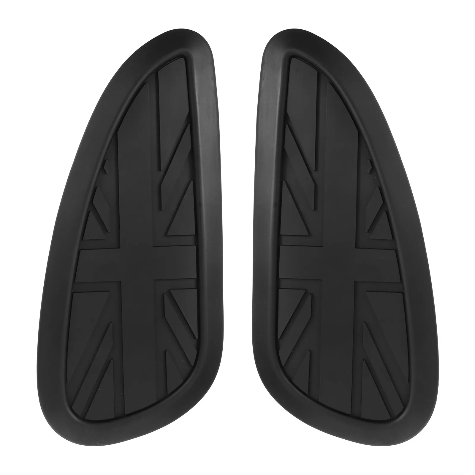 1Pair Motorcycle Gas Tank Decal Retro Modified Nonslip Traction Pads Rubber Protective Sticker Fuel Tank Protector Cool Design