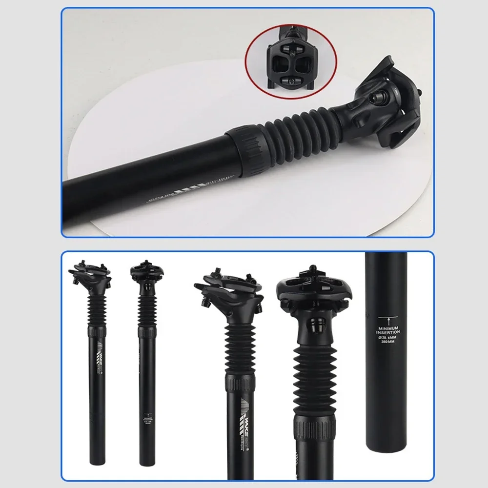 MTB Road Bike Seatpost 27.2/30.9/31.6mm Suspension Seatpost Shock Absorber Damping Seat Tube Bicycle Seat Post Accessories