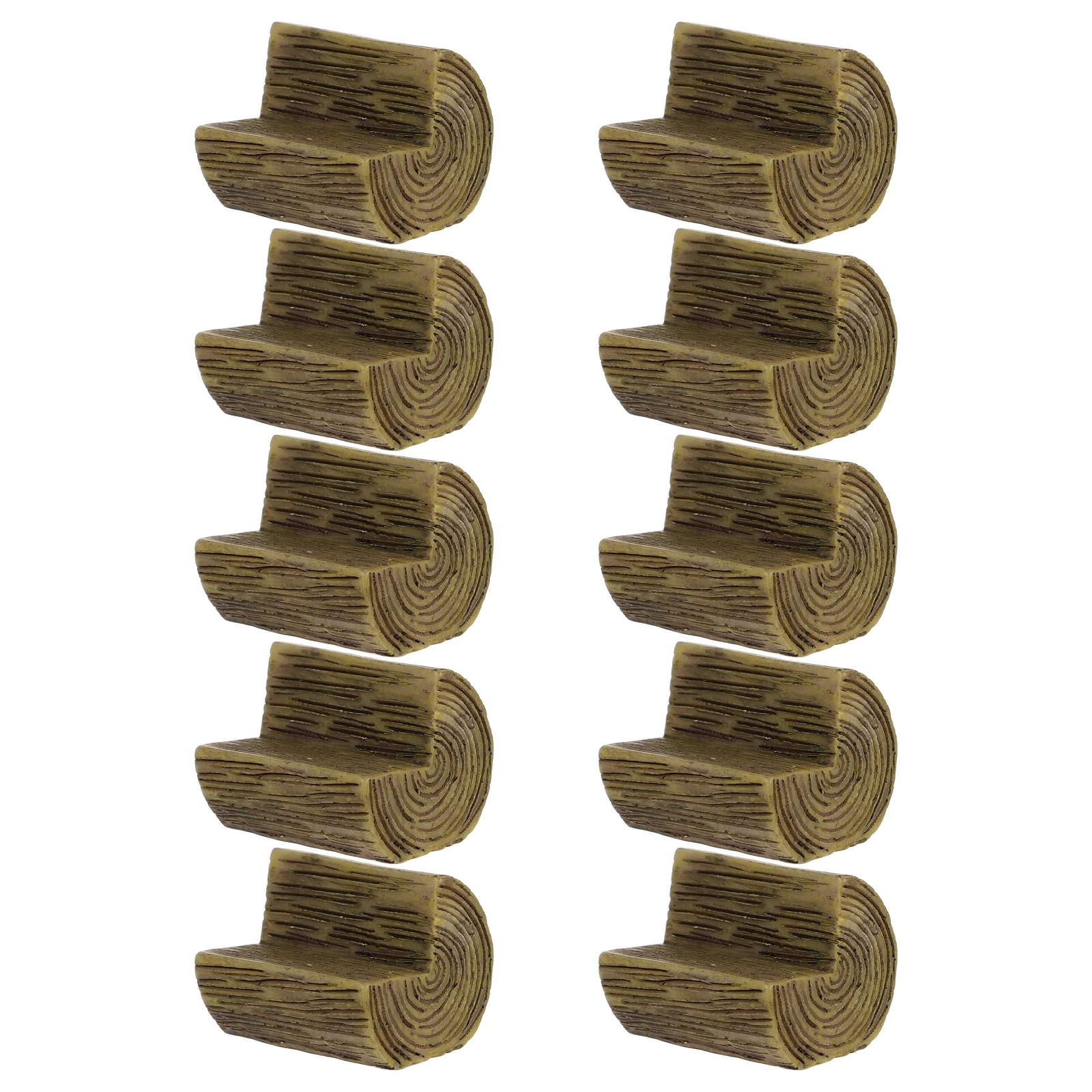 

10Pcs Mini Base Resin Micro Display Base DIY Craft Decor Fairy Garden Bonsai Micro-Landscape Accessory DIY Making Accessory