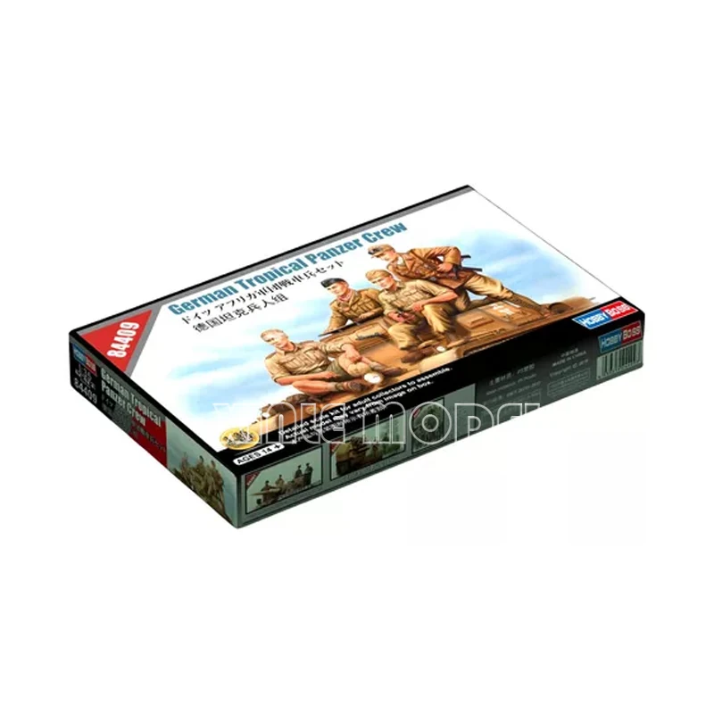 Trumpeter plastic assembly model kit 84409 German tank assembly crew 1/35