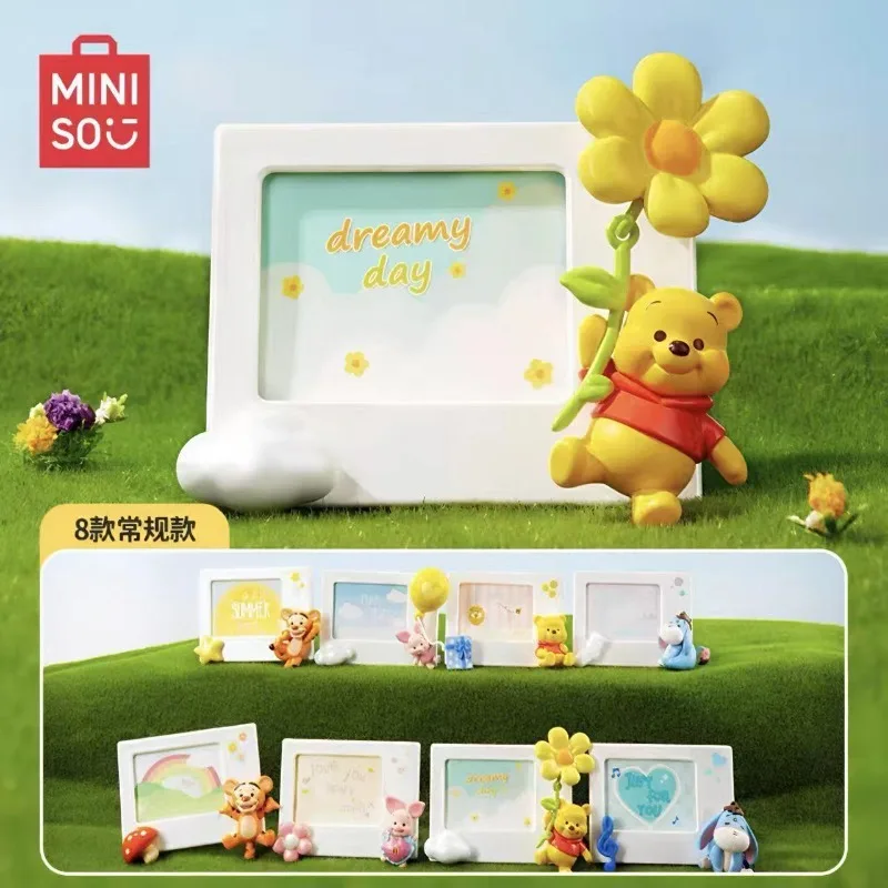 

Новая и подлинная фигурка Минiso Винни-Пух, загадочная коробка, холодильник, подарок для девочки