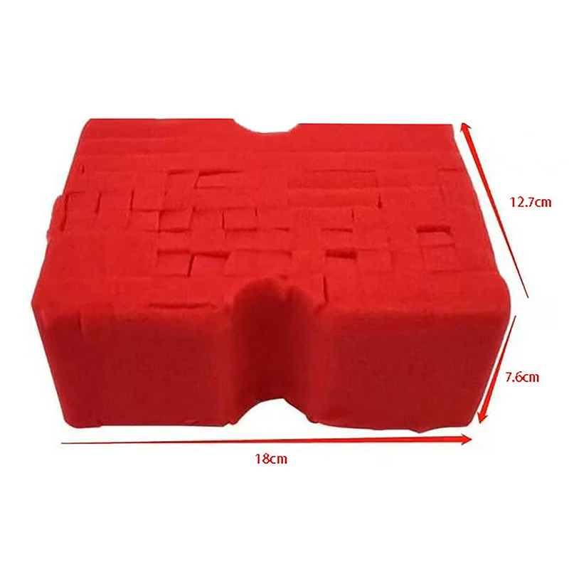 Large Cross Cut Durable Soft Foam Grid Sponge Rinseless Non Scratch Car Wash Tools Absorbent Easy Grip Car Cleaning