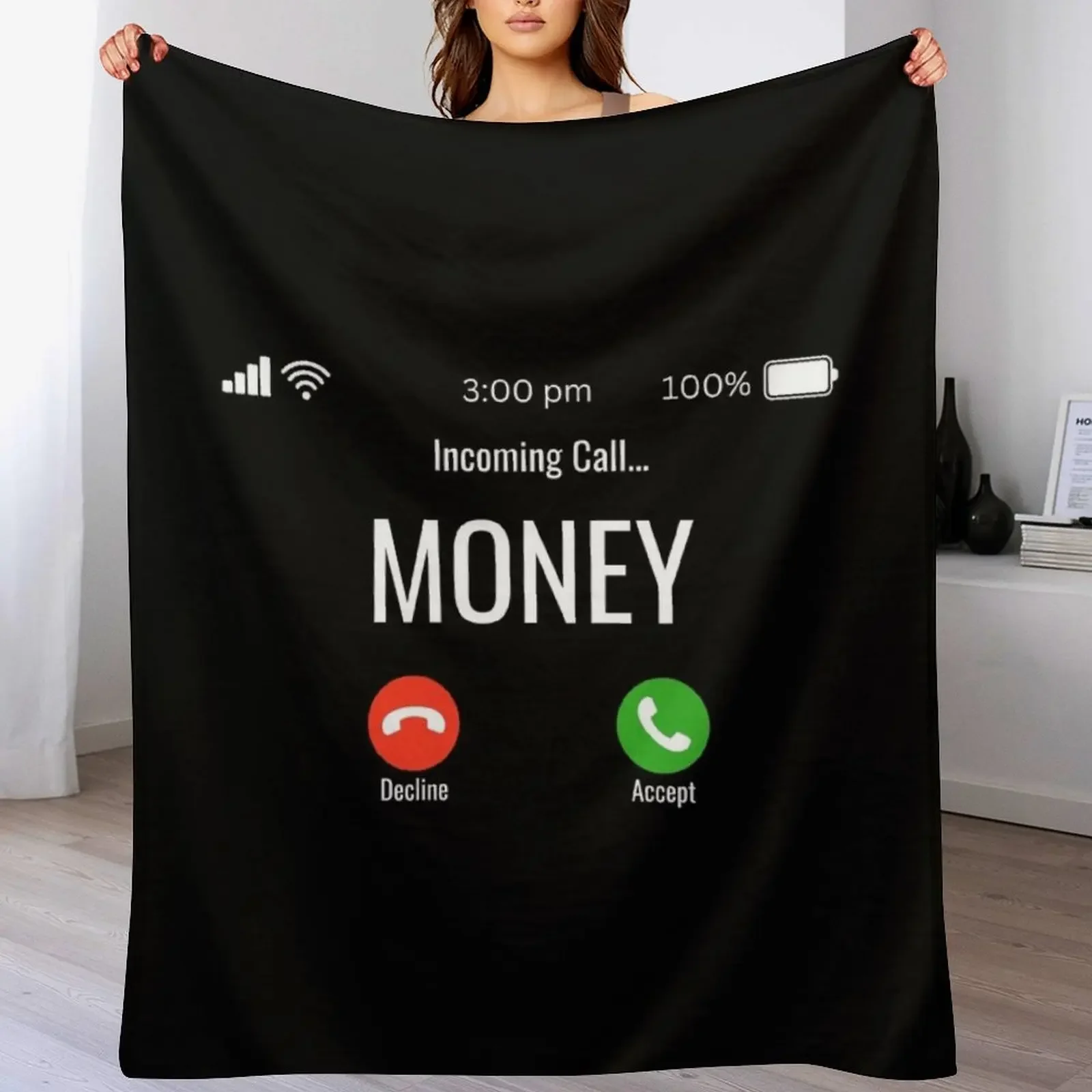 

Money is calling Throw Blanket Blankets For Bed Tourist Luxury St Baby Blankets