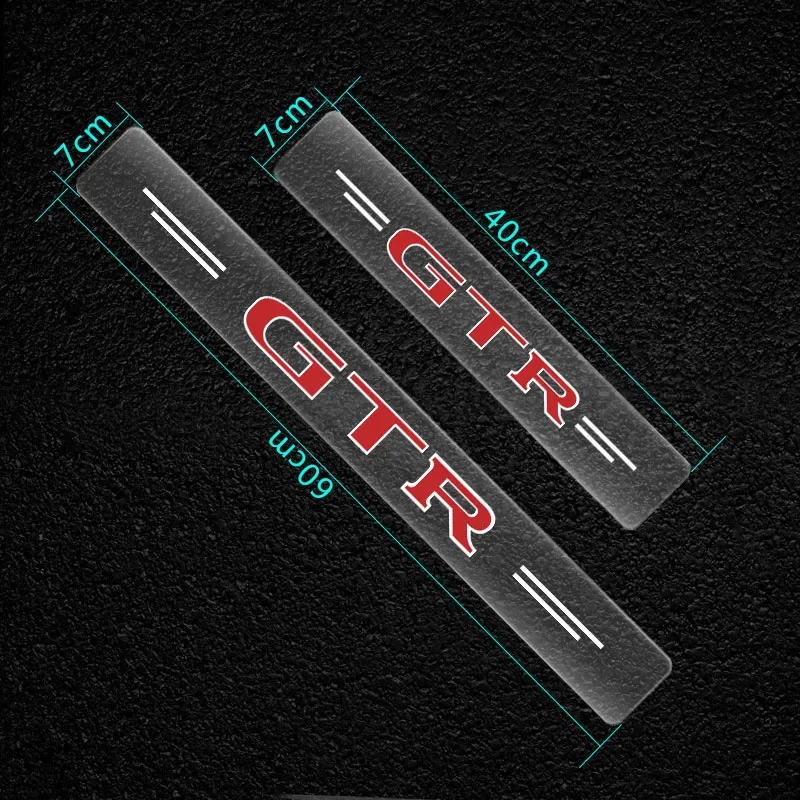 Car Stickers Auto Threshold Protection Sticker Car Accessories for Nissan Nismo Almera Tiida Juke Teana Qashqai 350Z 370Z GTR