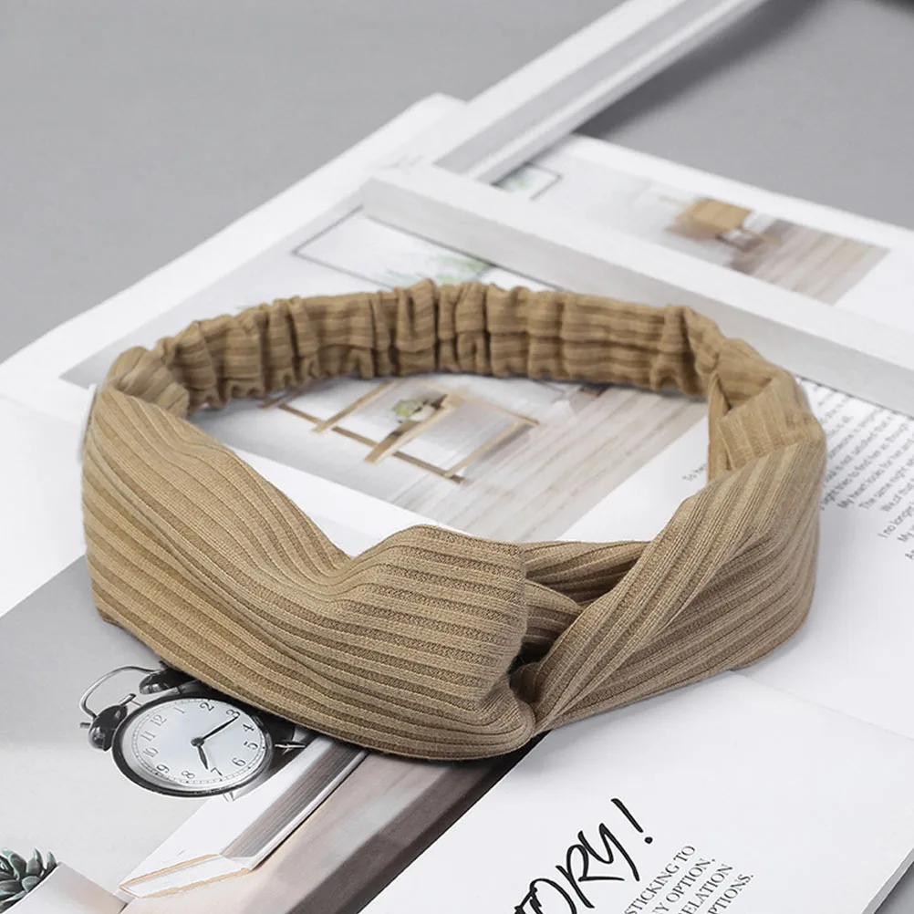 

8Pcs Stretchy Turban Headband Twisted Sweat Headbands for Women Yoga Workout Running Sports Twisted Turban Hairband