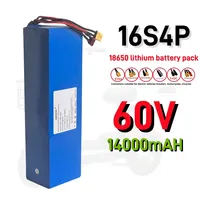 60V 18650 16S4P 14000mAh battery pack 2000W high power lithium battery with built-in BMS lithium-ion battery pack