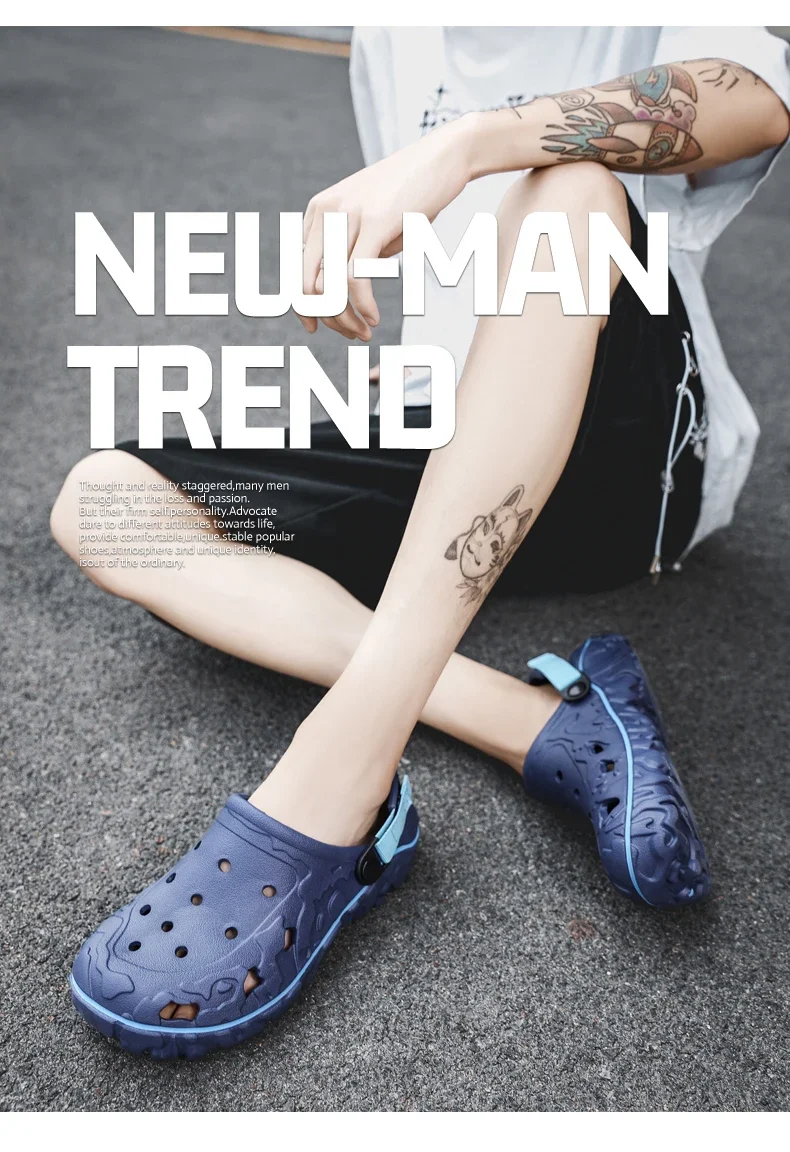 2024 Fabrik Günstige EVA Herren Clogs Schuhe Leichte Großhandel Kunststoff Clog Männer Strand Arbeits Sandalen Mit Männer Clogs & Maultiere – Detail 3