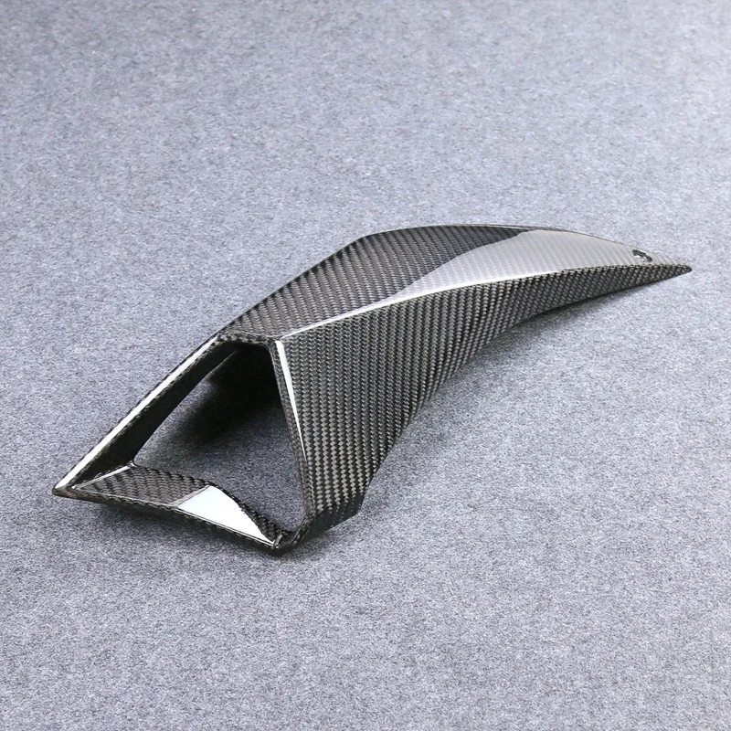 Acessórios de fibra de carbono modificados para motocicleta Z-H2 adequados, tampa do painel lateral de entrada frontal