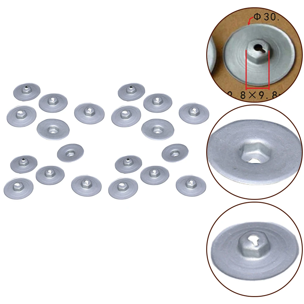 20Pcs Heat Protection Sheet Nut For BMW E46 Transmission Drive Shaft Cover Luggage Bottom Plate Nut 07146949380