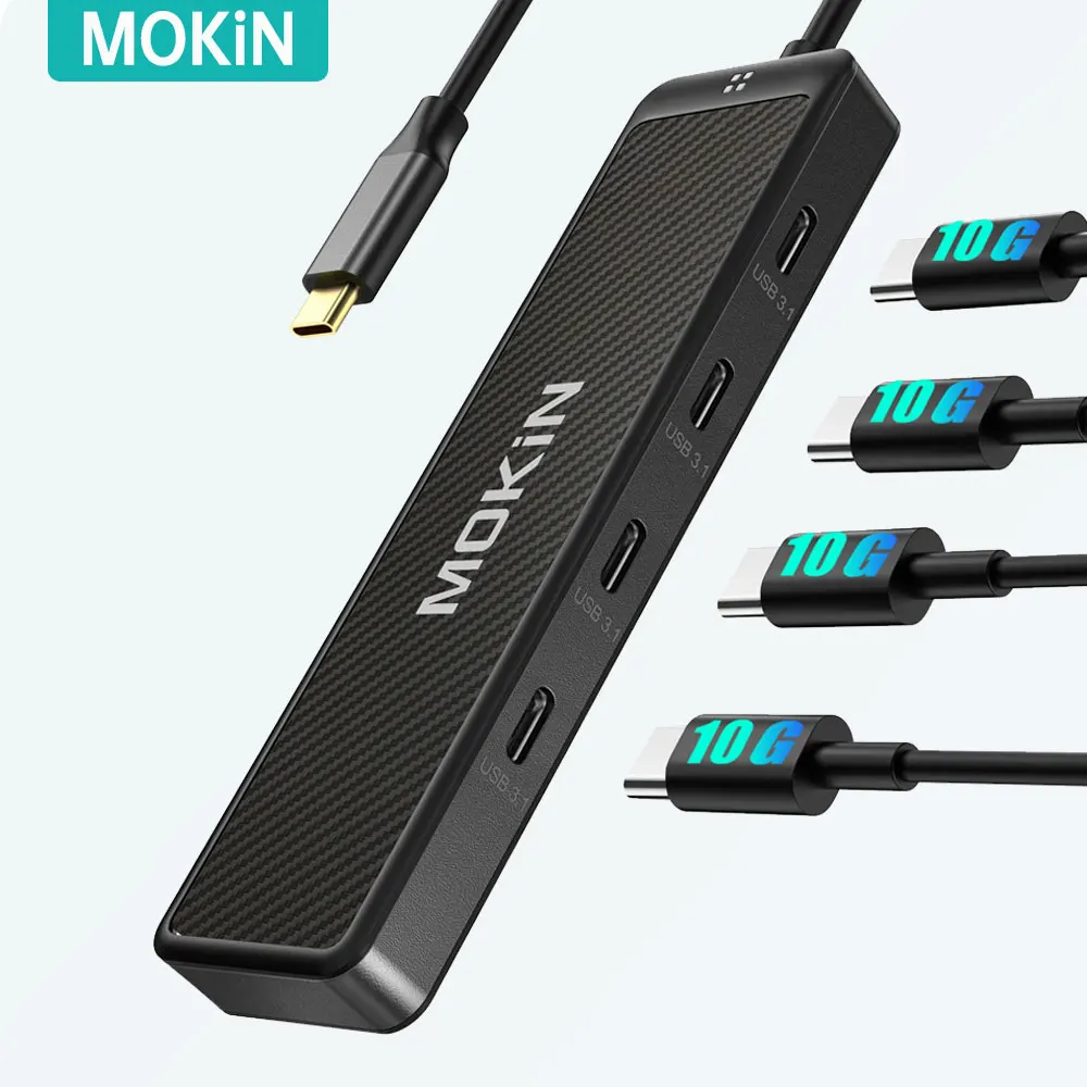

USB-разветвитель MOKiN на 4 порта, 10 Гбит/с, USB 3,1